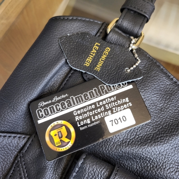 Roma Leather Concealment Purse - Picture 3 of 16